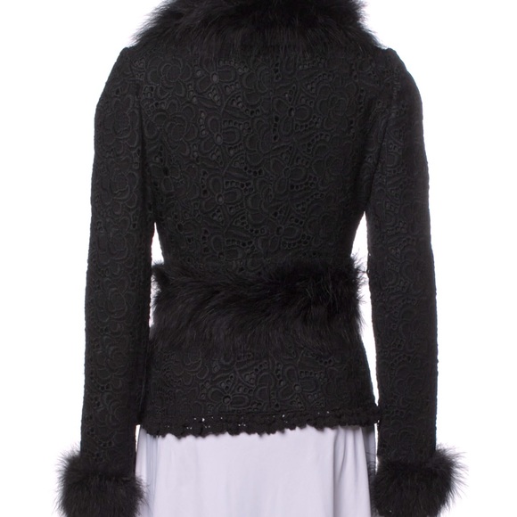 Dolce & Gabbana feather trimmed jacket - Picture 4 of 4